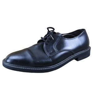 JB Men's Black Leather Casual Dress Shoes Lace-Up Size 9M Comfort